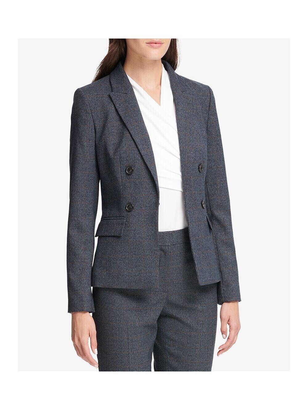 DKNY Womens Double Breasted Blazer Size 6